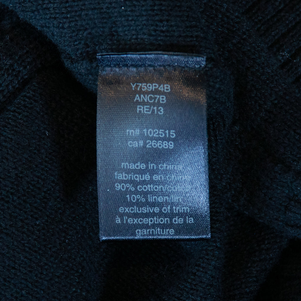 John Varvatos Black V-Neck Sweater