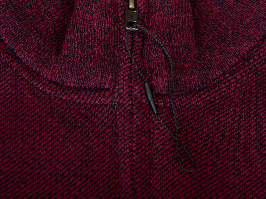 Robert Graham Red Quarter Zip Sweater