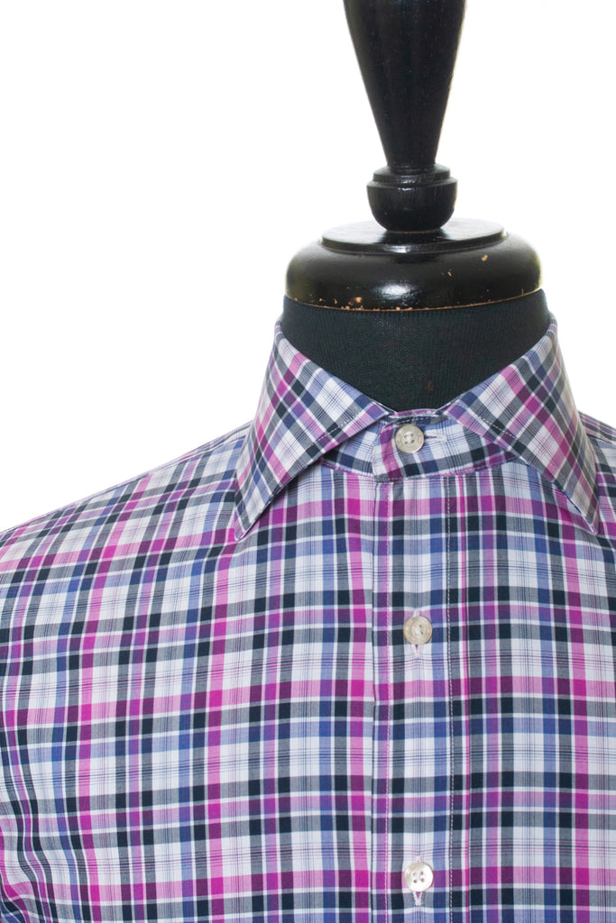 Etro Purple Check Shirt