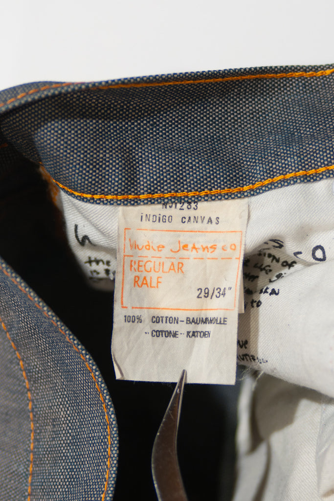Sophie geni liste Nudie Jeans Regular Ralf Grey Indigo Canvas Jeans