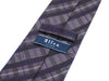 Altea Milano Purple Check Silk Tie