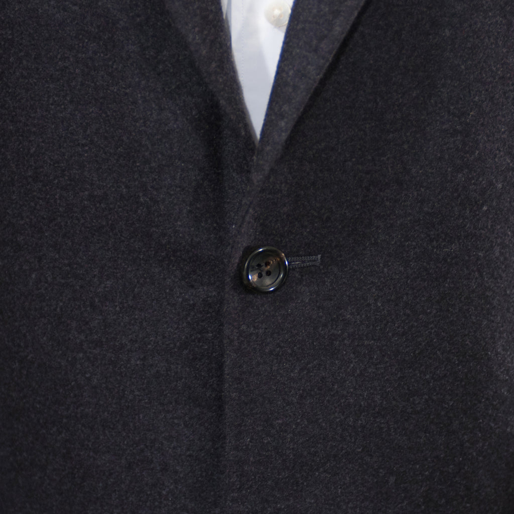 Canali 1934 Kei Charcoal Grey Wool Blazer