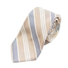 Faconnable Light Brown Striped Italian Silk Tie. Luxmrkt.com menswear consignment Edmonton.