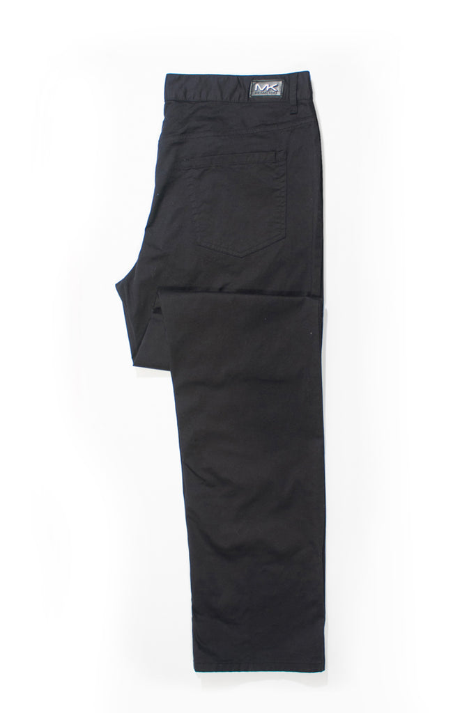 Michael Kors Black 5 Pocket Cotton Blend Pants