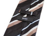 Hugo Boss Black Striped Italian Silk Tie. Luxmrkt.com menswear consignment Edmonton