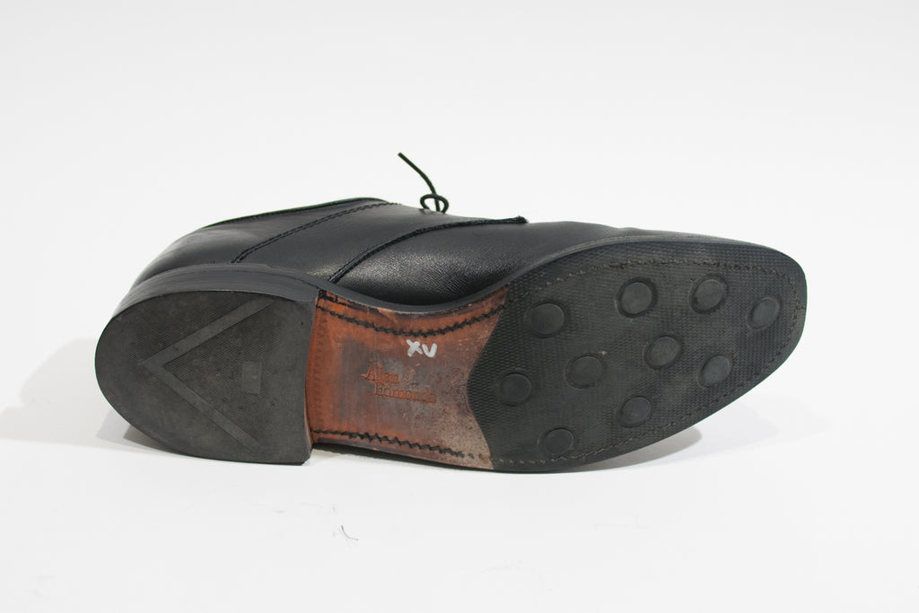Allen Edmonds Denton Black Split Toe Derby Shoes