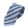 Massimo Dutti Blue Striped Cotton Blend Tie. Luxmrkt.com menswear consignment Edmonton.
