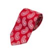 Valentino Red Paisley Silk Tie