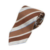 Andrew’s Brown Striped Silk Tie