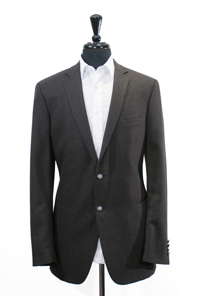 John Varvatos Grey Tweed Wool Blazer for Luxmrkt.com menswear consignment Edmonton