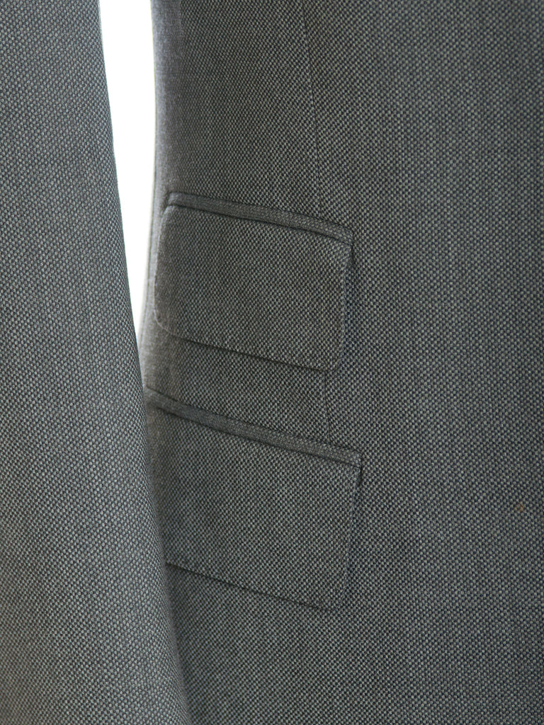 Hugo Boss Grey Fine Hopsack Wool The Sweet97 Blazer. Luxmrkt.com menswear consignment Edmonton.