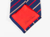 Tino Cosma Navy Blue Striped Silk Tie for Luxmrkt.com menswear consignment Edmonton