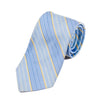 Braemore Light Blue Stripe Silk Tie