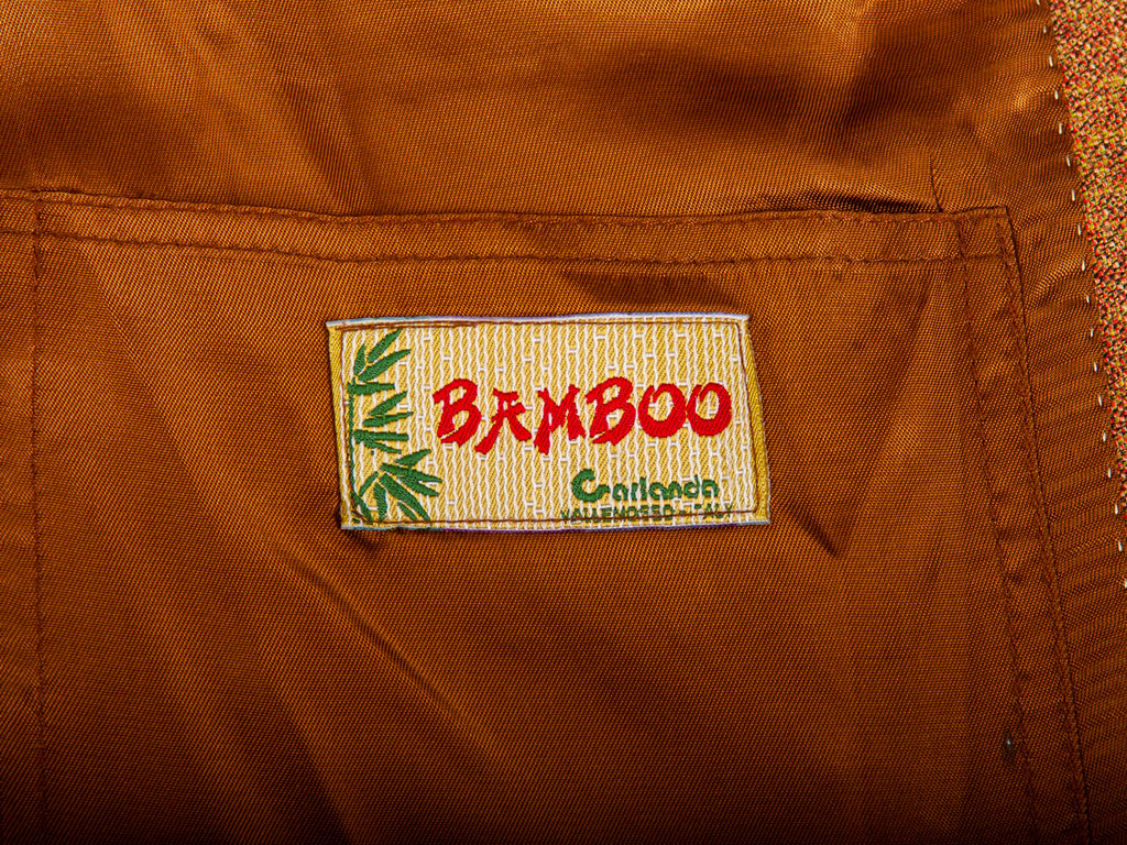Sam Abouhassan Rust Brown Carlanda Bamboo Blazer for Luxmrkt.com Menswear Consignment Edmonton