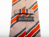 Holt Renfrew Made in Italy Brown Repp Silk Tie for Luxmrkt.com Menswear Consignment Edmonton